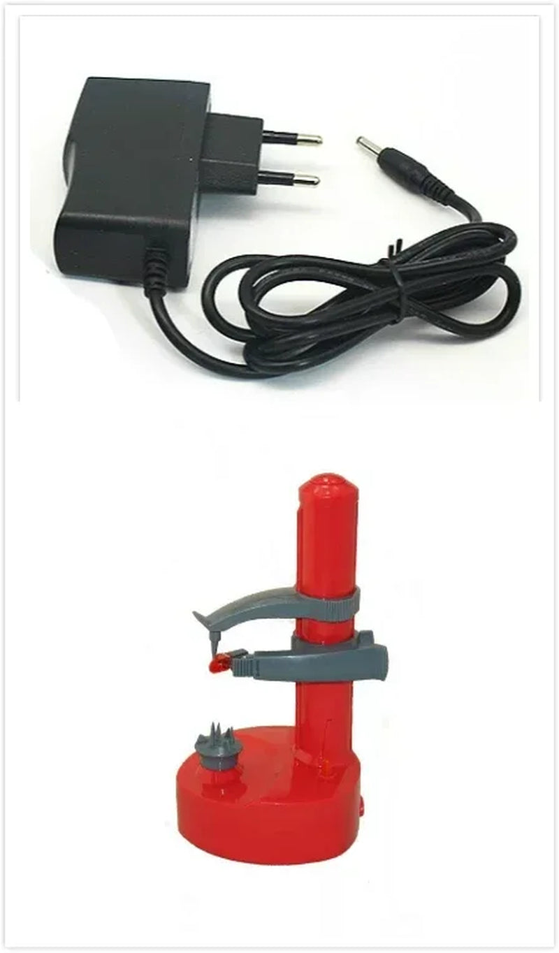 Effortless Peeling with the Multifunction Stainless Steel Electric Peeler - Includes Three Spare Blades for Perfectly Peeled Fruits and Vegetables
