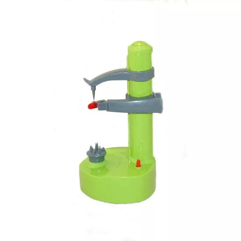 Effortless Peeling with the Multifunction Stainless Steel Electric Peeler - Includes Three Spare Blades for Perfectly Peeled Fruits and Vegetables