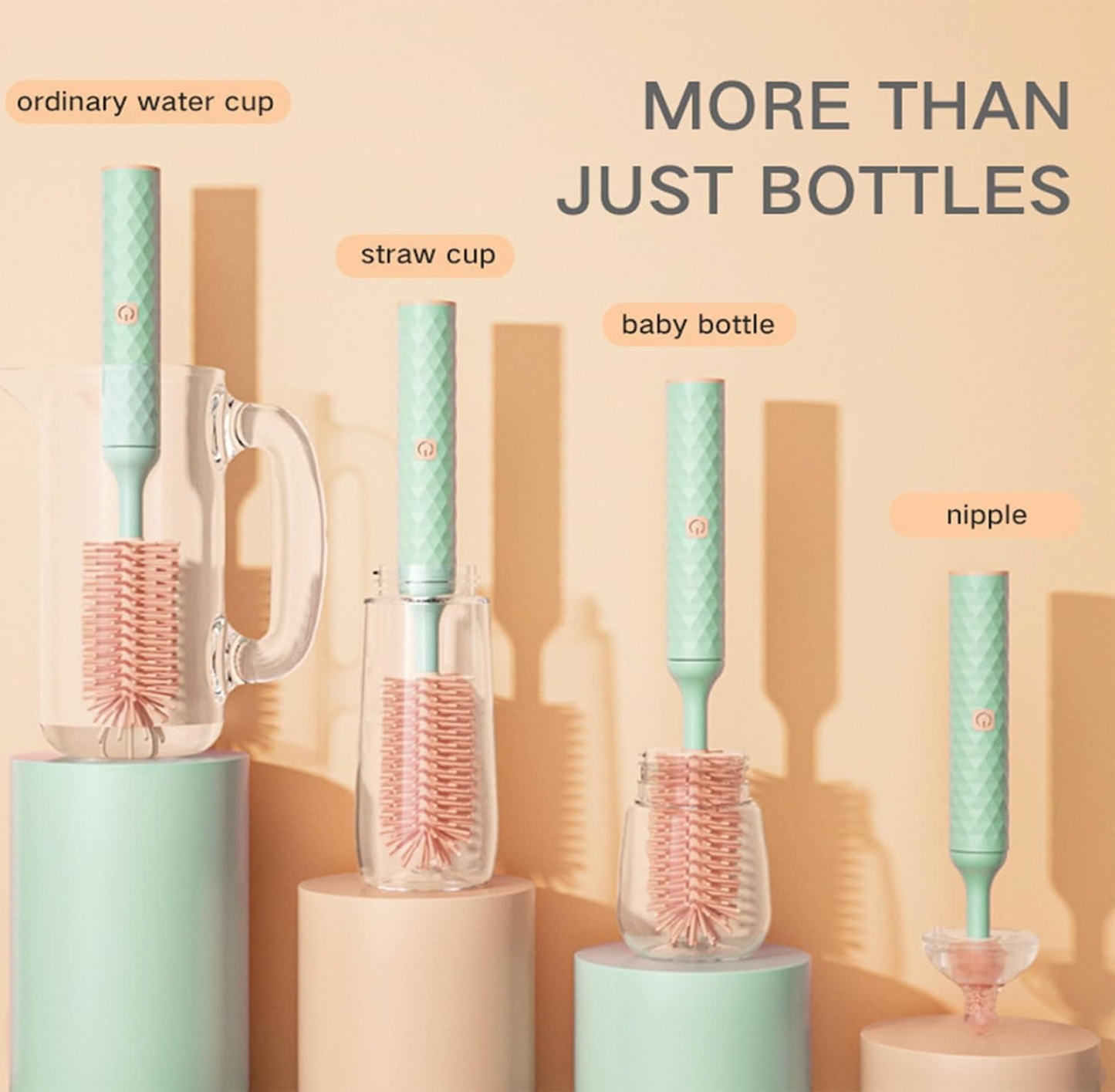 HaloClean™ Electric Bottle Brush