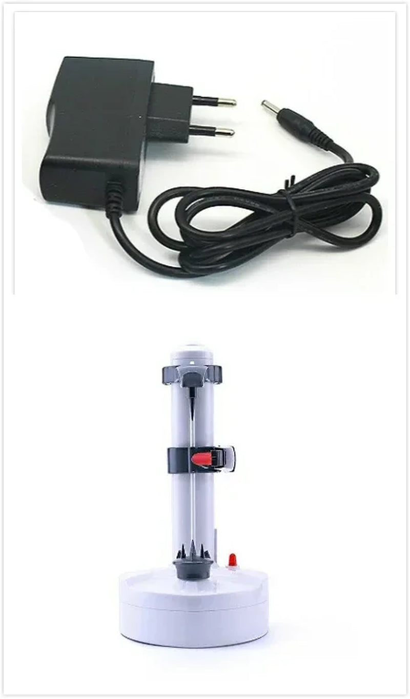 Effortless Peeling with the Multifunction Stainless Steel Electric Peeler - Includes Three Spare Blades for Perfectly Peeled Fruits and Vegetables