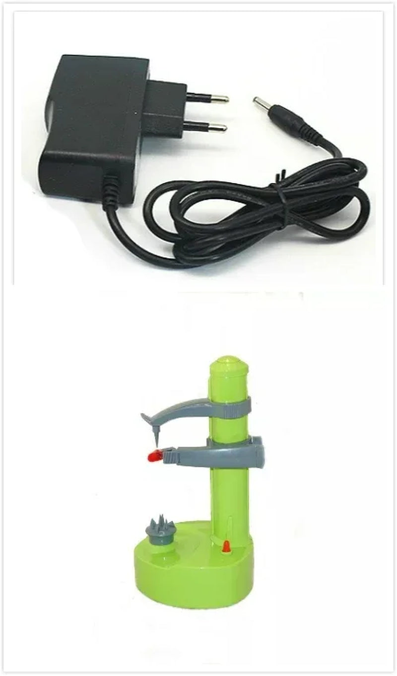 Effortless Peeling with the Multifunction Stainless Steel Electric Peeler - Includes Three Spare Blades for Perfectly Peeled Fruits and Vegetables